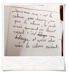 Dans le silence ou dans le bruit